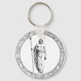 Aquarius Zodiac Keychain Nyckelring