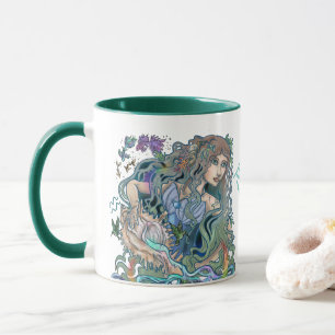 Aquarius Zodiac Mugg