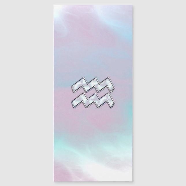 Aquarius Zodiac Sign Pastels Mor av Pearl Decor (Framsida)