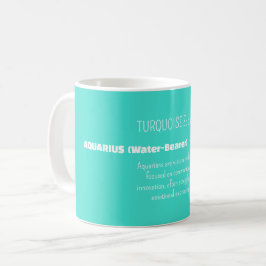AQUARIUS Zodiac Sign Personality Traits Kaffemugg