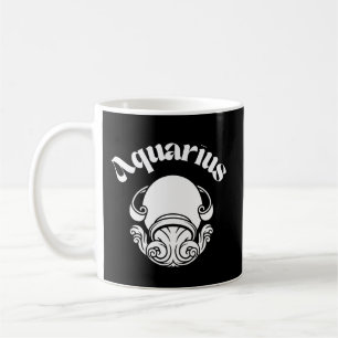 Aquarius Zodiac-tecken Astrologisk Kaffemugg