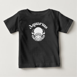 Aquarius Zodiac-tecken Astrologisk T Shirt