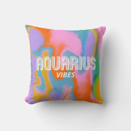 Aquarius zodiac-tecken färglös modern Dekorativ ku Kudde