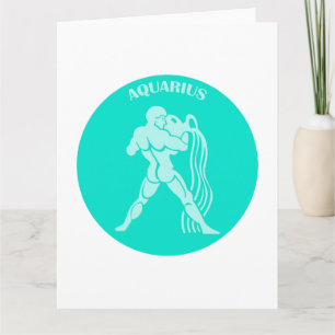 Aquarius, Zodiac-tecken, Horoscope, Astrologi Kort