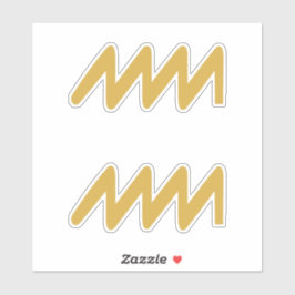 Aquarius Zodiac-tecken Klistermärken