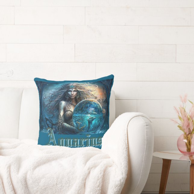 Aquarius Zodiac-tecken Kudde (Soffa)