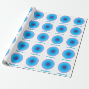 Aquarius Zodiac-tecken Presentpapper