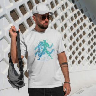 Aquarius Zodiac-tecken T Shirt