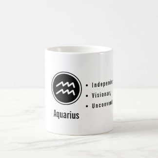 Aquarius Zodiac Traits Minimal Astrology Kaffemugg