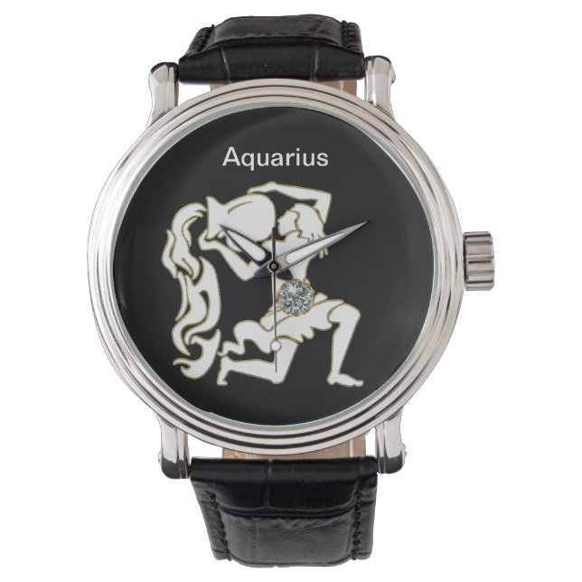 Aquarius Zodiac Wrist Watch Armbandsur (Framsida)
