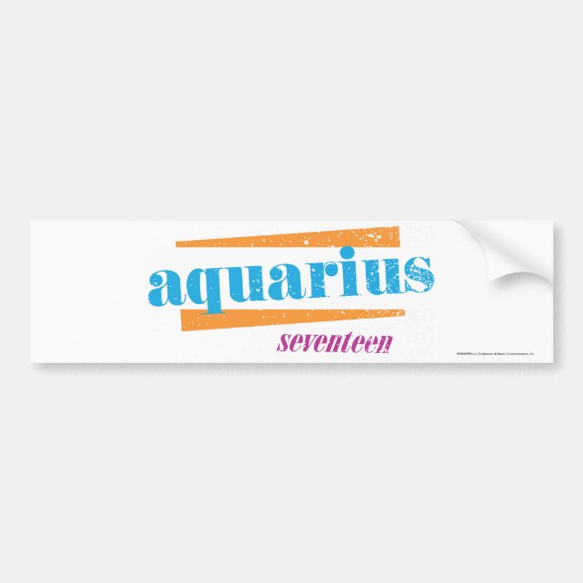 AquariusAqua Bildekal (Framsidan)