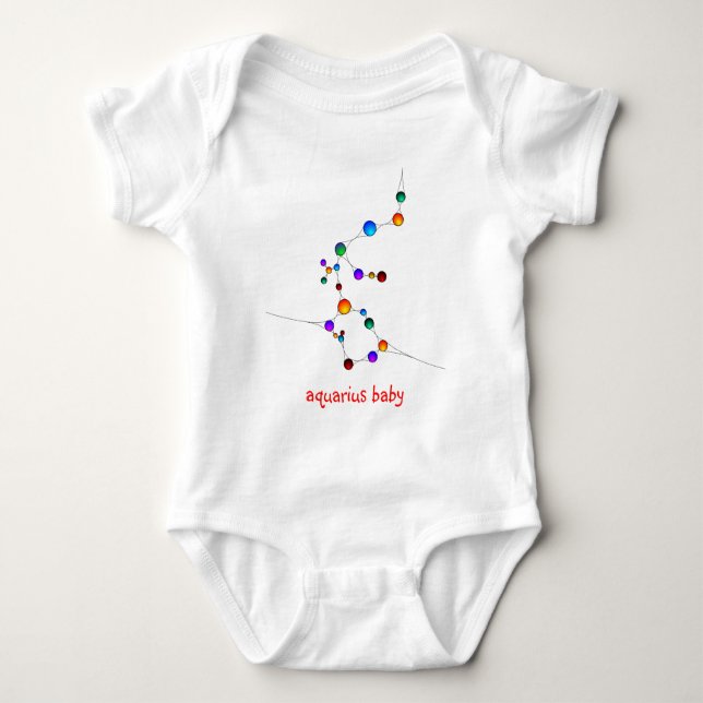 AquariusbabyBodysuit Tröja (Framsida)