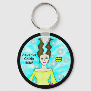 AquariusChicksRule! Keychain Nyckelring