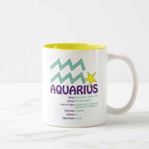 Aquariusdragmugg Två-Tonad Mugg