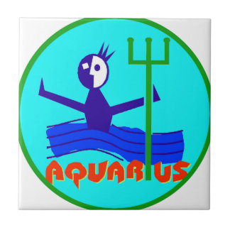 Aquariusemblem Kakelplatta