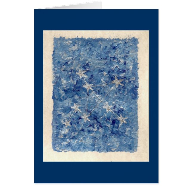 AQUARIUSKONSTELLATION HÄLSNINGSKORT (Framsidan)