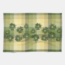 Aquariusvintagepläd & Psychedelic blommigt Kökshandduk