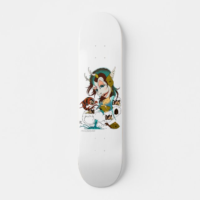 aquariuszodiac mini skateboard bräda 18,5 cm (Framsida)