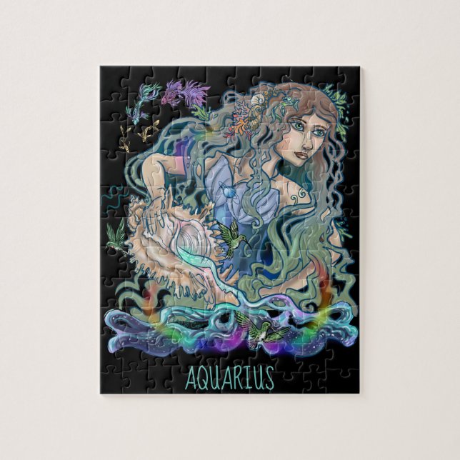 AquariusZodiac Pussel (Vertikal)