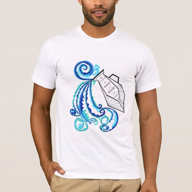 AquariusZodiac undertecknar manar skjorta T Shirt (Framsida)