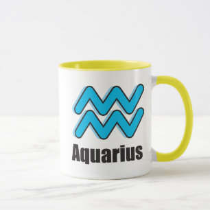 AquariusZodiac undertecknar Mugg