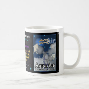 Aquariuszodiackopp Kaffemugg