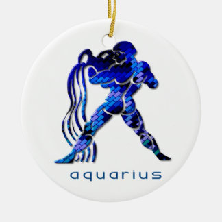 AquariusZodiacprydnad Julgransprydnad Keramik