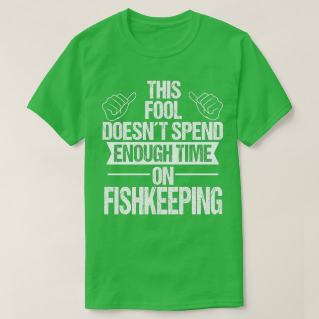 Aquascape Coral Reef Aquascaping Fishkeeper T Shirt (Design framsida)