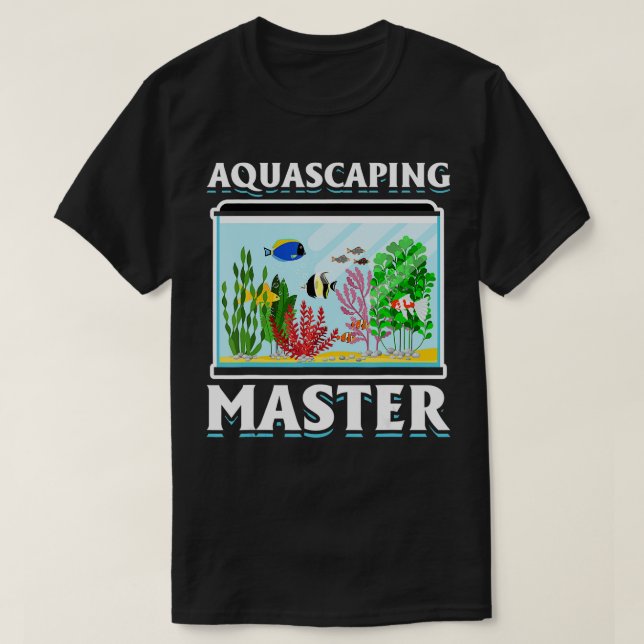 Aquascaper Humor Manar Women Aquarium T Shirt (Design framsida)