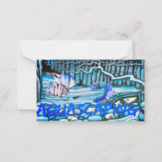 Aquascaping Anteckningskort