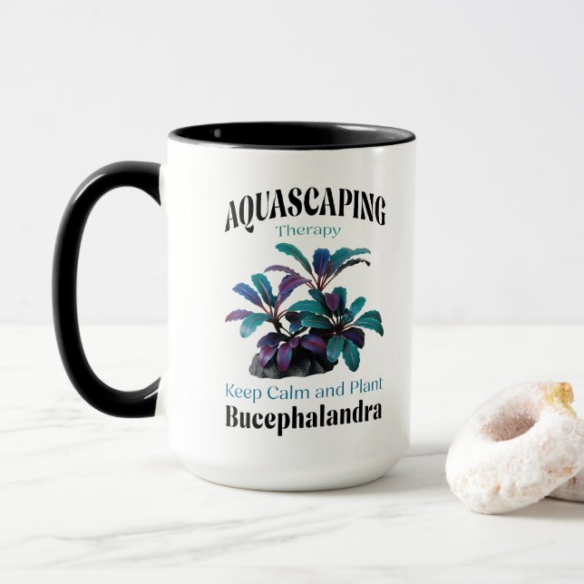 Aquascaping Therapy – Keep Calm and Plant Bucephal Mugg (Med munk)