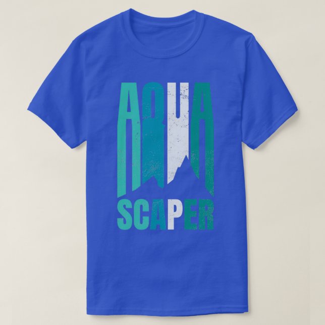 Aquascaping-Vintage T Shirt (Design framsida)