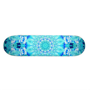 Aquasnöre, delikat abstrakt Mandala Skateboard Bräda 19,5 Cm