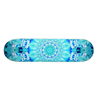 Aquasnöre, delikat abstrakt Mandala Skateboard Bräda 19,5 Cm
