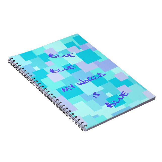 Aquasquare Cubed Anteckningsbok Med Spiral (Högra Sidan)
