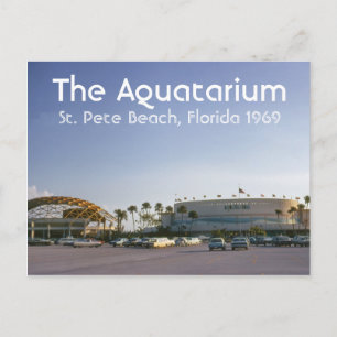 Aquatarium St. Pete Beach, Florida Postcard Vykort