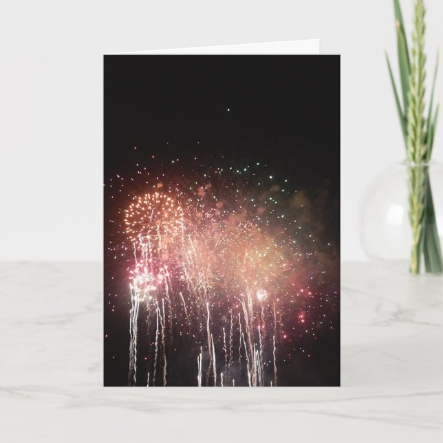 "Aquatennial Fireworks" Gratulationskort nr 2 Kort (Framsida)