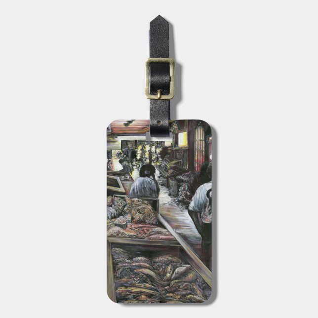 Aquatic, ändå Kissed med Desert Vind, Jerusalem Bagagebricka (Vertikal Framsida)