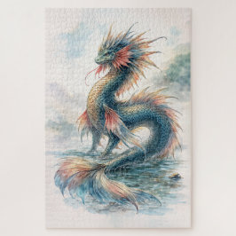 Aquatic Dragon Misty Waters Pussel