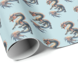 Aquatic Dragon Presentpapper