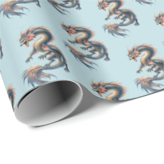 Aquatic Dragon Presentpapper