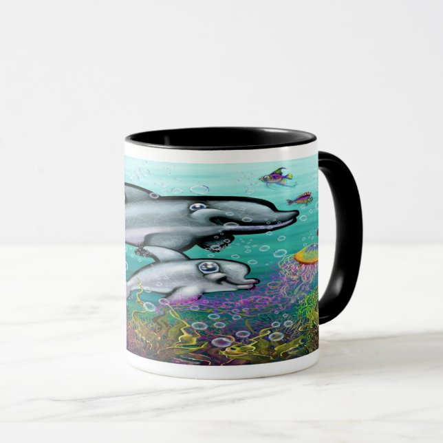 Aquatic Fantasy Mugg (Framsida höger)