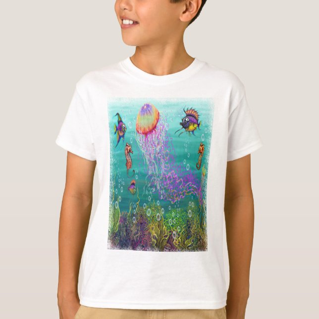 Aquatic Fantasy T Shirt (Framsida)