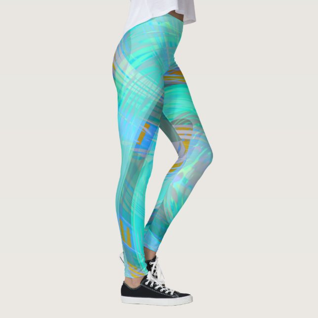Aquatic Guld Leggings (Höger)