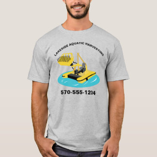 Aquatic Harvester Construction Fordon Boat Anpassn T Shirt