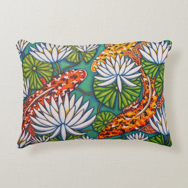 Aquatic Jewels accent Pillow av Lisa Lorenz Prydnadskudde (Framsidan)