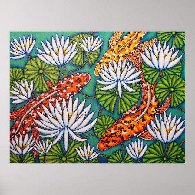 Aquatic Jewels Poster utskrift av Lisa Lorenz (Framsidan)