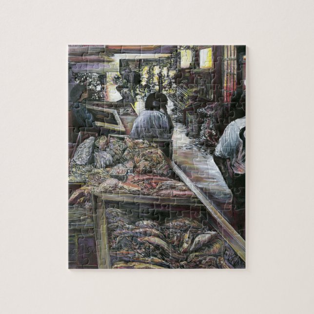 Aquatic, men kysst med Desert Vind, Jerusalem Pussel (Vertikal)