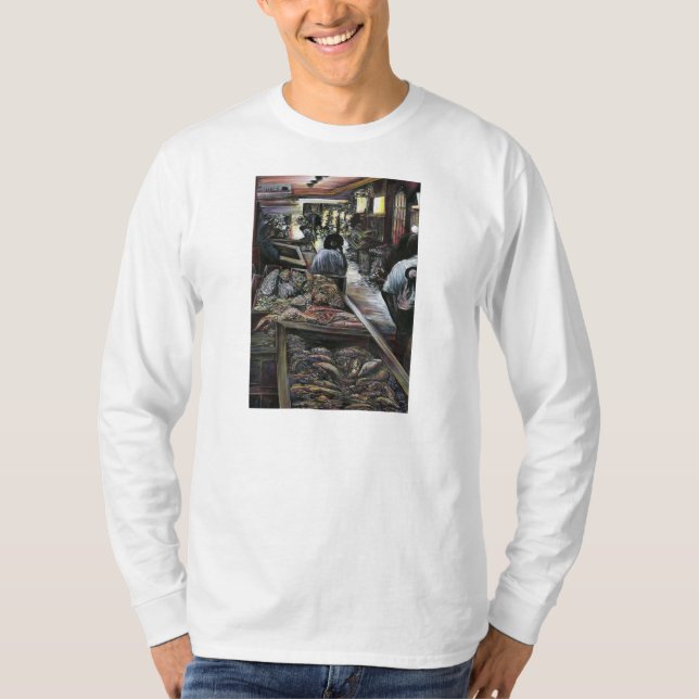 Aquatic, men kysst med Desert Vind, Jerusalem T Shirt (Framsida)