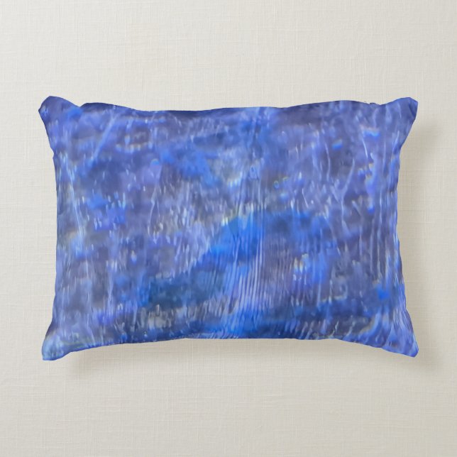 Aquatic Sten Mönster Prydnadskudde (Framsidan)